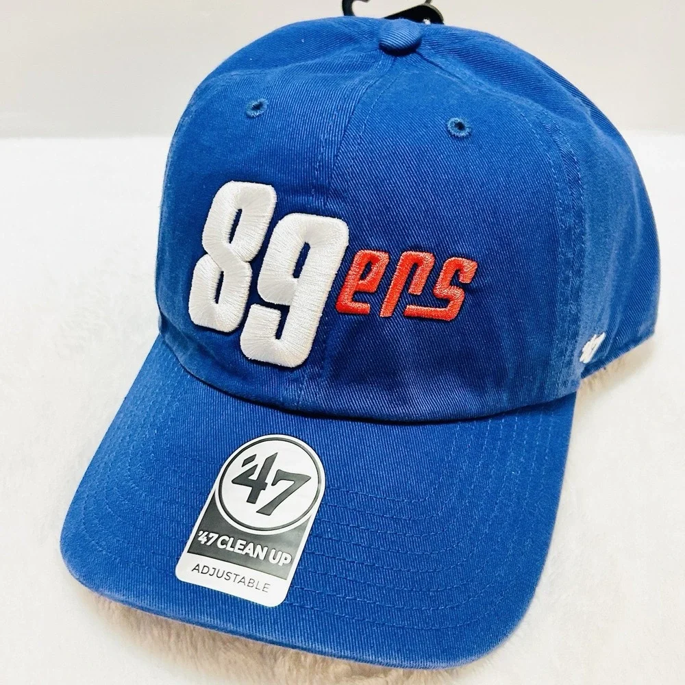 '47 Brand Oklahoma City 89ers Wordmark Clean Up Hat Cap Adjustable‎ Blue MiLB